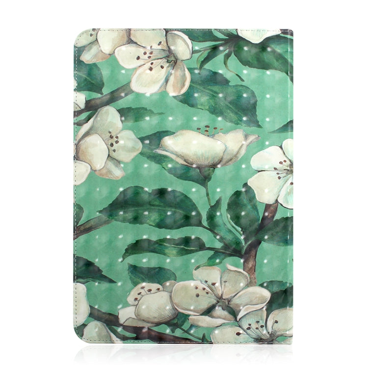 3D Colored Drawing Universal Horizontal Flip Leather Case, with Holder & Card Slot & Wallet for 10 inch Tablet PC(Watercolor Flower) - 10 - 11 inch by PMC Jewellery | Online Shopping South Africa | PMC Jewellery | Buy Now Pay Later Mobicred