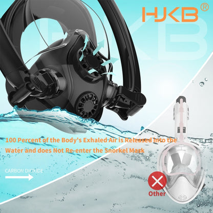 Water Sports Diving Equipment Full Dry Silicone Diving Mask Swimming Glasses for GoPro Hero11 Black / HERO10 Black / HERO9 Black /HERO8 / HERO7 /6 /5 /5 Session /4 Session /4 /3+ /3 /2 /1, Insta360 ON ... on and Other Action Cameras, Size:L/XL(Black Blue) - free shipping - PMC Jewellery - Order now!