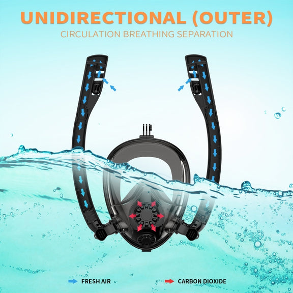 Water Sports Diving Equipment Full Dry Silicone Diving Mask Swimming Glasses for GoPro Hero11 Black / HERO10 Black / HERO9 Black /HERO8 / HERO7 /6 /5 /5 Session /4 Session /4 /3+ /3 /2 /1, Insta360 ON ...  and Other Action Cameras, Size:L/XL(Black Orange)