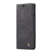 CaseMe-013 Multi-functional Retro Frosted Horizontal Flip Leather Case with Card Slot & Holder & Wallet For OnePlus 7(Black)