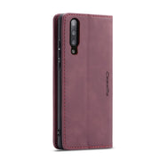 CaseMe-013 Multi-functional Retro Frosted Horizontal Flip Leather Case with Card Slot & Holder & Wallet For Xiaomi Mi 9(Wine Red)