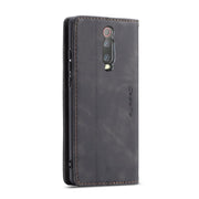 CaseMe-013 Multi-functional Retro Frosted Horizontal Flip Leather Case with Card Slot & Holder & Wallet For Xiaomi Mi 9T Pro / Redmi K20 Pro / Xiaomi Mi 9T / Redmi K20(Black)