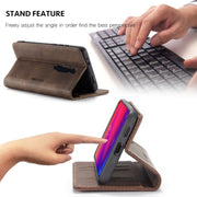 CaseMe-013 Multi-functional Retro Frosted Horizontal Flip Leather Case with Card Slot & Holder & Wallet For Xiaomi Mi 9T Pro / Redmi K20 Pro / Xiaomi Mi 9T / Redmi K20(Coffee)