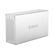 ORICO Honeycomb Series WS200RU3 SATA 3.5 inch USB 3.0 Dual Bays Aluminum Alloy HDD / SSD Enclosure with Raid, The Maximum Support Capacity: 20TB