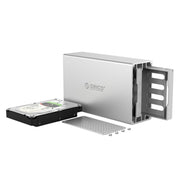 ORICO Honeycomb Series WS200RU3 SATA 3.5 inch USB 3.0 Dual Bays Aluminum Alloy HDD / SSD Enclosure with Raid, The Maximum Support Capacity: 20TB