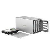 ORICO Honeycomb Series WS400U3 SATA 3.5 inch USB 3.0 4 Bays Aluminum Alloy HDD / SSD Enclosure, The Maximum Support Capacity: 40TB