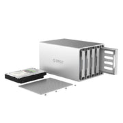 ORICO Honeycomb Series WS500RC3 SATA 3.5 inch USB-C / Type-C 5 Bays Aluminum Alloy HDD / SSD Enclosure with Raid, The Maximum Support Capacity: 50TB