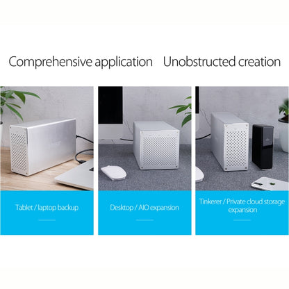 ORICO Honeycomb Series WS500RU3 SATA 3.5 inch USB 3.0 5 Bays Aluminum Alloy HDD / SSD Enclosure with Raid, The Maximum Support Capacity: 50TB - HDD Enclosure by ORICO | Online Shopping South Africa | PMC Jewellery | Buy Now Pay Later Mobicred