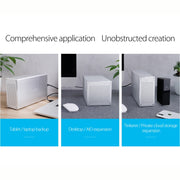 ORICO Honeycomb Series WS500RU3 SATA 3.5 inch USB 3.0 5 Bays Aluminum Alloy HDD / SSD Enclosure with Raid, The Maximum Support Capacity: 50TB