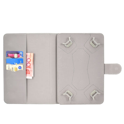 Colored Pattern Drawing Horizontal Flip PU Leather Case with Three-folding Holder for 10 inch Tablet PC(Crown of panda) - 10 - 11 inch by PMC Jewellery | Online Shopping South Africa | PMC Jewellery | Buy Now Pay Later Mobicred