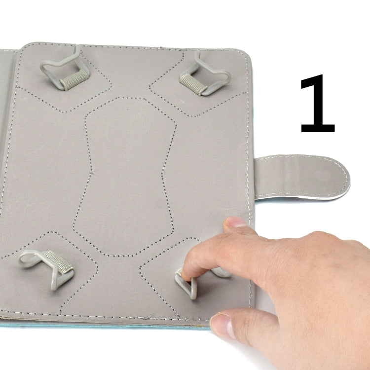 Colored Pattern Drawing Horizontal Flip PU Leather Case with Three-folding Holder for 10 inch Tablet PC(Crown of panda) - 10 - 11 inch by PMC Jewellery | Online Shopping South Africa | PMC Jewellery | Buy Now Pay Later Mobicred