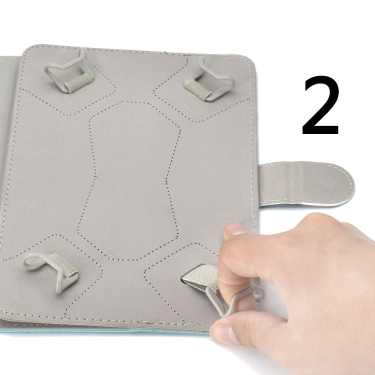Colored Pattern Drawing Horizontal Flip PU Leather Case with Three-folding Holder for 10 inch Tablet PC(Crown of panda) - 10 - 11 inch by PMC Jewellery | Online Shopping South Africa | PMC Jewellery | Buy Now Pay Later Mobicred
