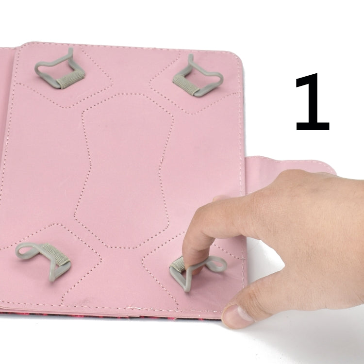 Colored Pattern Drawing Horizontal Flip PU Leather Case with Three-folding Holder for 10 inch Tablet PC(Totem elephants) - 10 - 11 inch by PMC TechLife | Online Shopping South Africa | PMC TechLife | Buy Now Pay Later Mobicred