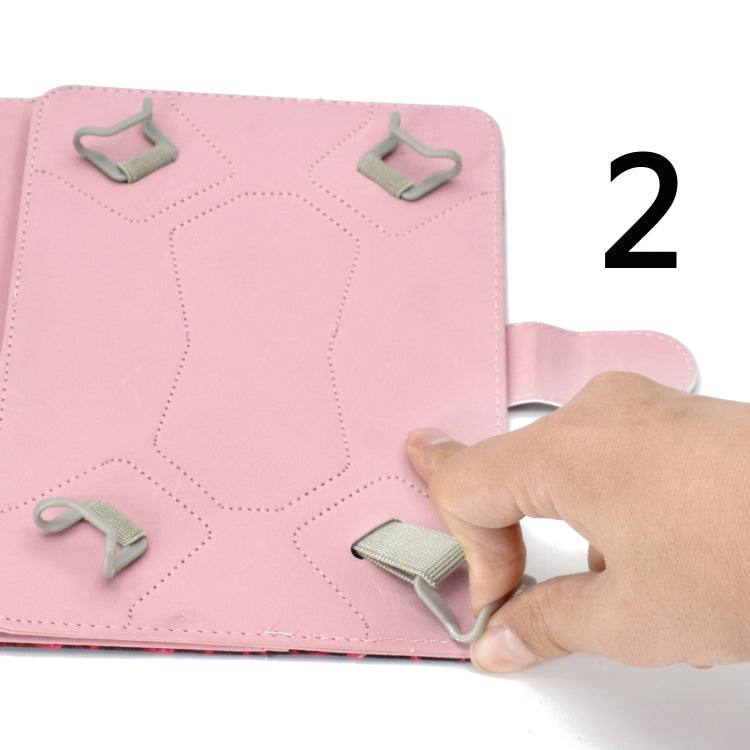 Colored Pattern Drawing Horizontal Flip PU Leather Case with Three-folding Holder for 10 inch Tablet PC(Totem elephants) - 10 - 11 inch by PMC TechLife | Online Shopping South Africa | PMC TechLife | Buy Now Pay Later Mobicred