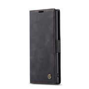 CaseMe-013 Multifunctional Horizontal Flip Leather Case with Card Slot & Holder for Galaxy Note 10(Black)