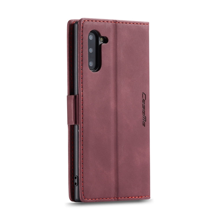 CaseMe-013 Multifunctional Horizontal Flip Leather Case with Card Slot & Holder for Galaxy Note 10(Red Wine) - free shipping - PMC Jewellery - Order now!