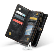 CasFor Samsung Galaxy Note10 CaseMe-008 Detachable Multifunctional Flip Leather Phone Case(Black)
