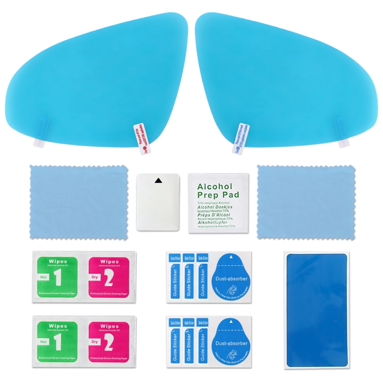 For Chevrolet Sail 2010-2014 Car PET Rearview Mirror Protective Window Clear Anti-fog Waterproof Rain Shield Film - Auto Film by PMC TechLife | Online Shopping South Africa | PMC TechLife | Buy Now Pay Later Mobicred