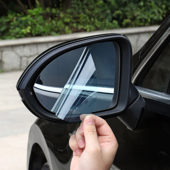 For Chery Tiggo 3X Car PET Rearview Mirror Protective Window Clear Anti-fog Water-resistant Rain Shield Film