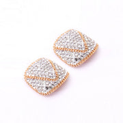 2 PCS Crystal Fake Nail Art Tips Rhinestone Full Cover Toenails Decals Stickers(NO:23)