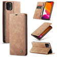CaseMe-013 Multifunctional Horizontal Flip Leather Case with Card Slot & Holder & Wallet for iPhone 11 Pro(Brown) - free shipping - PMC Jewellery - Order now!