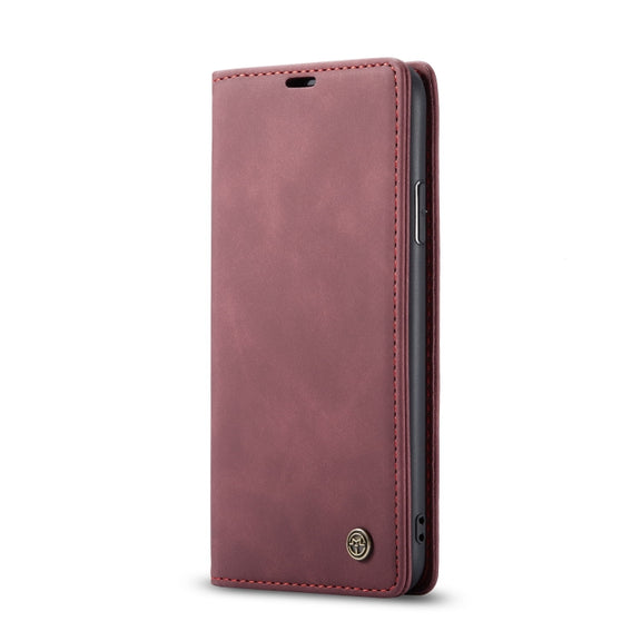 CaseMe-013 Multifunctional Horizontal Flip Leather Case with Card Slot & Holder & Wallet for iPhone 11 Pro(Wine)
