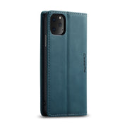 CaseMe-013 Multifunctional Horizontal Flip Leather Case with Card Slot & Holder & Wallet for iPhone 11 Pro Max(Blue)