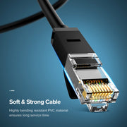 UGREEN NW102 Cat6 RJ45 Household Gigabit Twisted Pair Round Ethernet Cable, Length:8m