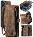 For iPhone 11 Pro Max CaseMe-008 Detachable Multifunctional Horizontal Flip Leather Case with Card Slot & Holder & Zipper Wallet & Photo Frame (Brown) - free shipping - PMC Jewellery - Order now!