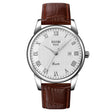 SKMEI 9058 Multifunctional Outdoor Fashion Waterproof Silver Shell Quartz Wrist Watch (Men Style Silver Face Brown Strap) - free shipping - PMC TechLife - Order now!