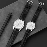 SKMEI 9058 Multifunctional Outdoor Fashion Water-resistant Silver Shell Quartz Wrist Watch (Men Style Silver Face Brown Strap)