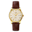 SKMEI 9058 Multifunctional Outdoor Fashion Waterproof Gold Shell Quartz Wrist Watch(Women Style Silver Face Brown Strap) - free shipping - PMC TechLife - Order now!