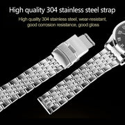 SKMEI 9058 Multifunctional Outdoor Fashion Water-resistant Steel Strip Quartz Wrist Watch(Men Style White)