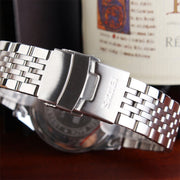SKMEI 9058 Multifunctional Outdoor Fashion Water-resistant Steel Strip Quartz Wrist Watch(Women Style Blue)