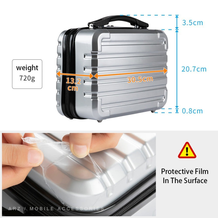 ls-S004 Portable Water-resistant Drone Handbag Storage Bag for DJI Mavic Mini 2(Black + Black Liner)