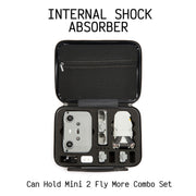 ls-S004 Portable Water-resistant Drone Handbag Storage Bag for DJI Mavic Mini 2(Black + Black Liner)