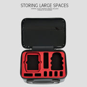 ls-S004 Portable Water-resistant Drone Handbag Storage Bag for DJI Mavic Mini 2(Silver + Black Liner)