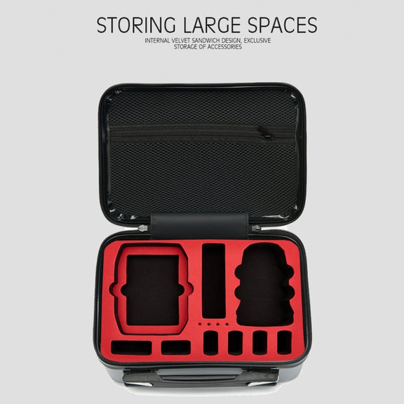 ls-S004 Portable Water-resistant Drone Handbag Storage Bag for DJI Mavic Mini 2(Silver + Black Liner)