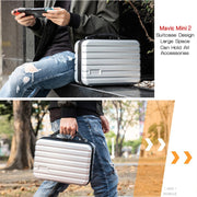 ls-S004 Portable Water-resistant Drone Handbag Storage Bag for DJI Mavic Mini 2(Black + Black Liner)
