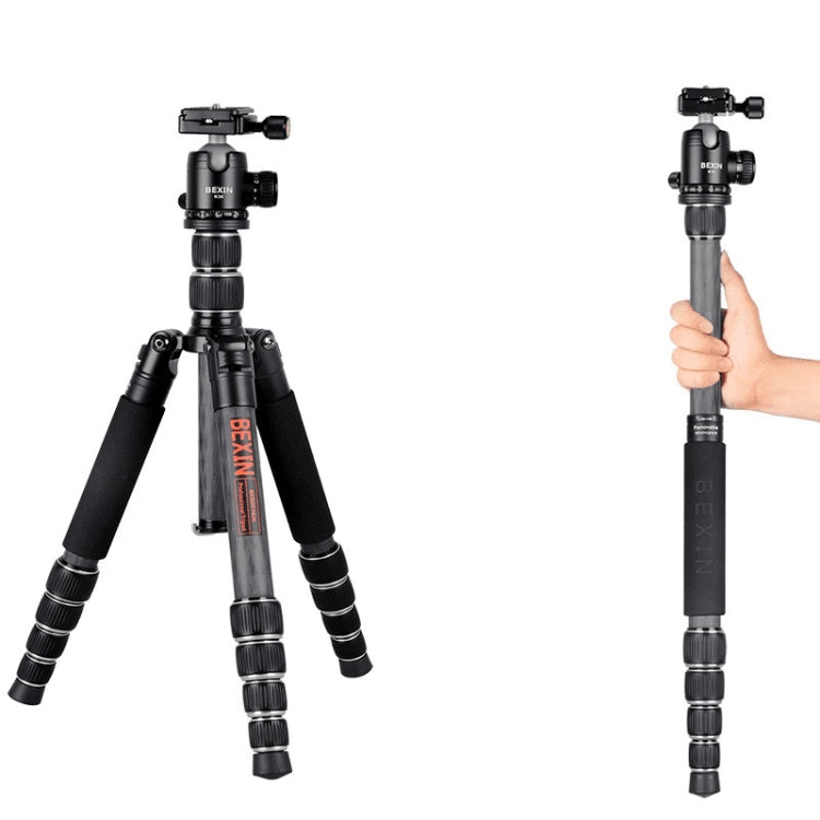 BEXIN BX285C K36 Portable Carbon Fiber Tripod for Dslr Digital DV Camcorder - free shipping - PMC Jewellery - Order now!