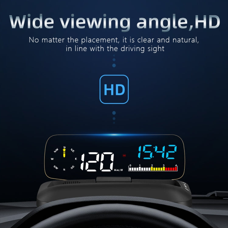 C5 OBD2 + GPS Mode Car HUD Head-up Display Water Temperature / Vehicle Speed / Voltage - Head Up Display System by PMC TechLife | Online Shopping South Africa | PMC TechLife | Buy Now Pay Later Mobicred