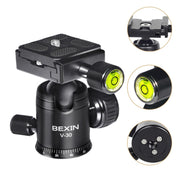 BEXIN W284C H36 Carbon Fiber Professional Photo Tripod for DSLR Camera