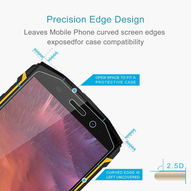 For Blackview BV5800 Pro 50 PCS 0.26mm 9H 2.5D Tempered Glass Film - Others by PMC TechLife | Online Shopping South Africa | PMC TechLife