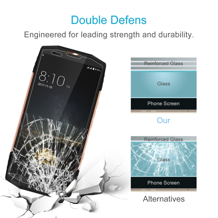 For Blackview BV9000 Pro 50 PCS 0.26mm 9H 2.5D Tempered Glass Film - Others by PMC TechLife | Online Shopping South Africa | PMC TechLife