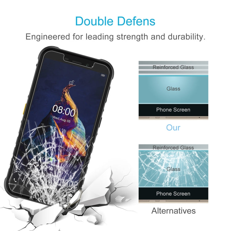 For Ulefone Armor X8 50 PCS 0.26mm 9H 2.5D Tempered Glass Film - free shipping - PMC Jewellery - Order now!