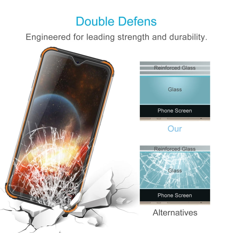 For Blackview BV9800 50 PCS 0.26mm 9H 2.5D Tempered Glass Film - free shipping - PMC TechLife - Order now!