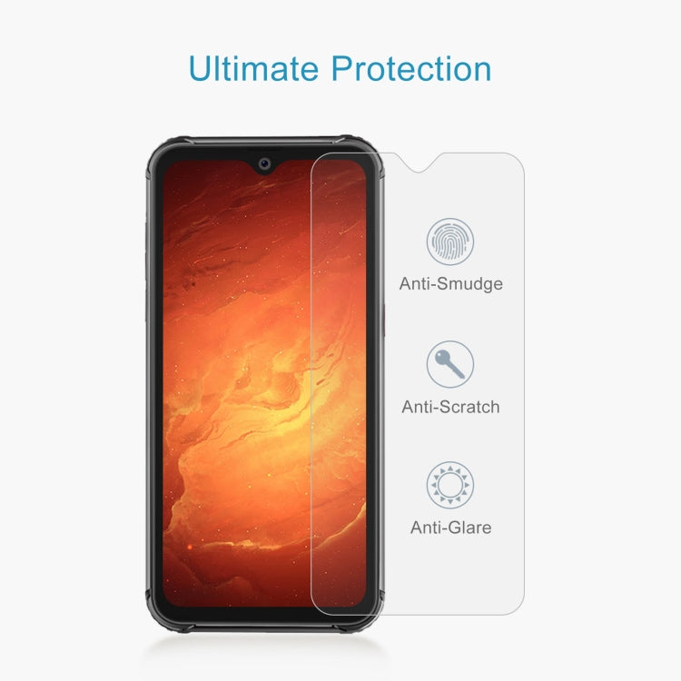 For Blackview BV9800 Pro 50 PCS 0.26mm 9H 2.5D Tempered Glass Film