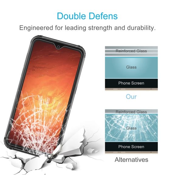 For Blackview BV9800 Pro 50 PCS 0.26mm 9H 2.5D Tempered Glass Film