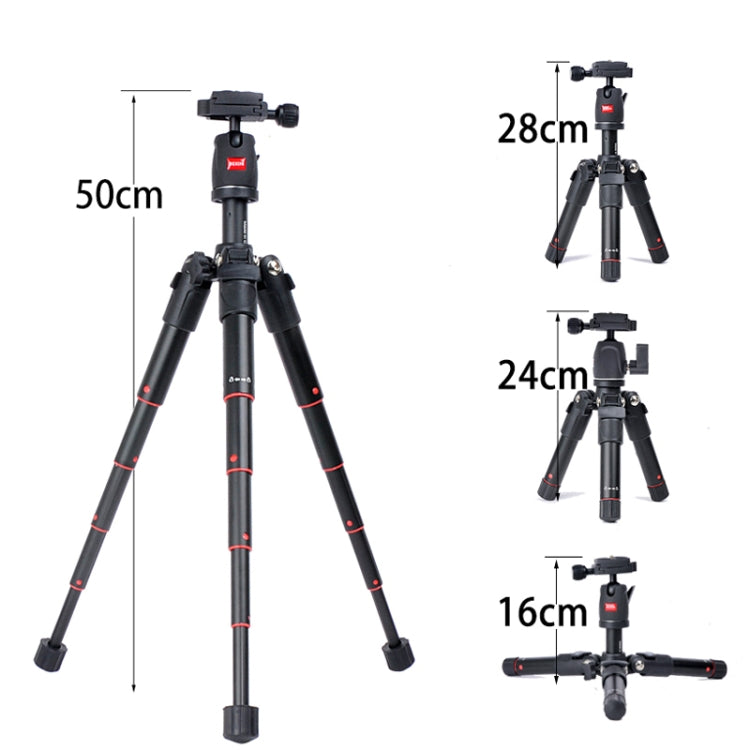 BEXIN MS03 Portable Aluminum Mini Travel Tripods for DSLR Camera Smart Mobile Phone - free shipping - PMC TechLife - Order now!
