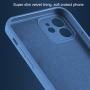 For iPhone 12 Pro Silicone Full Coverage Shockproof Magsafe Case(White)